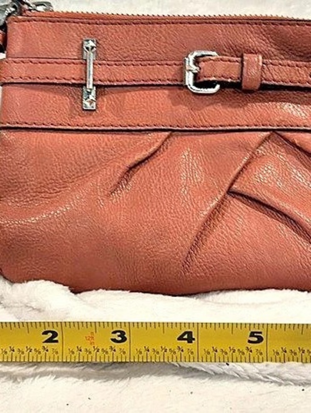 Simply Vera Wang Brown Wristlet Clutch